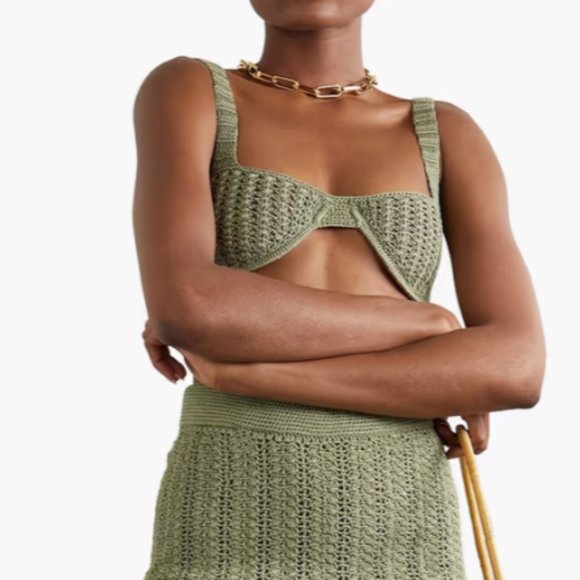 SAVANNAH MORROW Lizzie crocheted cotton bra top - Picture 2 of 4